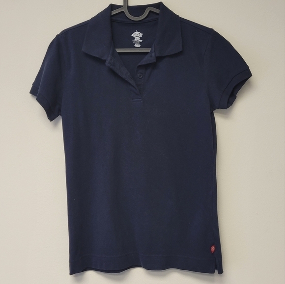 Dickies Girls Polo Shirt Navy blue L - Picture 5 of 5